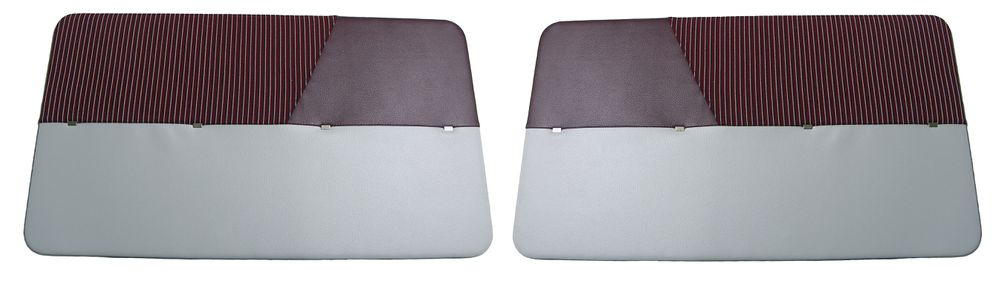 Door panel 444C-H 51-55 red/brown/white