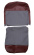 Cover Front seat 445 53-57 maroon/grey