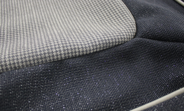 Cover Front seat 444K-L 56-57 blue/grey