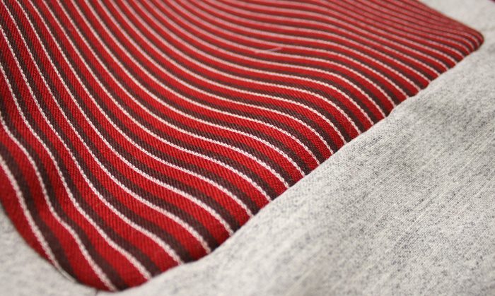 Cover Front seat 445 56-57 red/grey