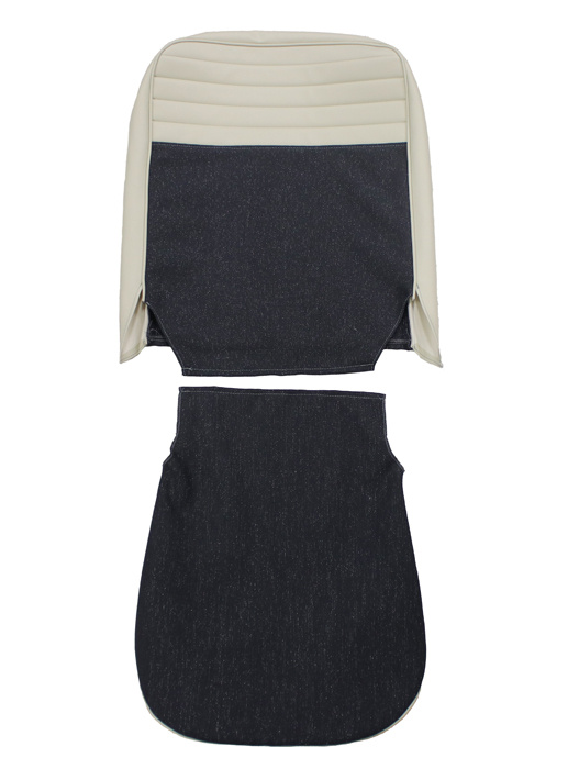 Cover Front seat 120 4d 57-58 blue/silve