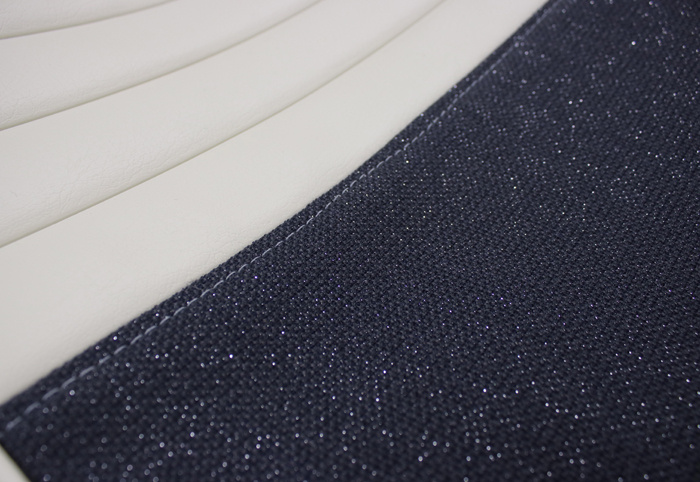 Cover Front seat 120 4d 57-58 blue/silve