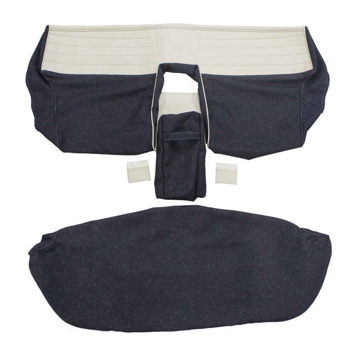 Cover Rear seat 120 4d 57-58 blue/silver