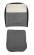 Klädsel Framsäte Amazon 4d 57-58 grå/svart Med fällbeslag