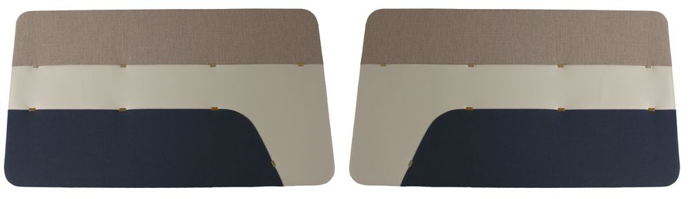 Door panel 444LS 1957 blue/grey/grey LH