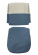Cover Front seat 544 58-60 US blue/beige Cover Front seat 544 58-60 US blue/beige