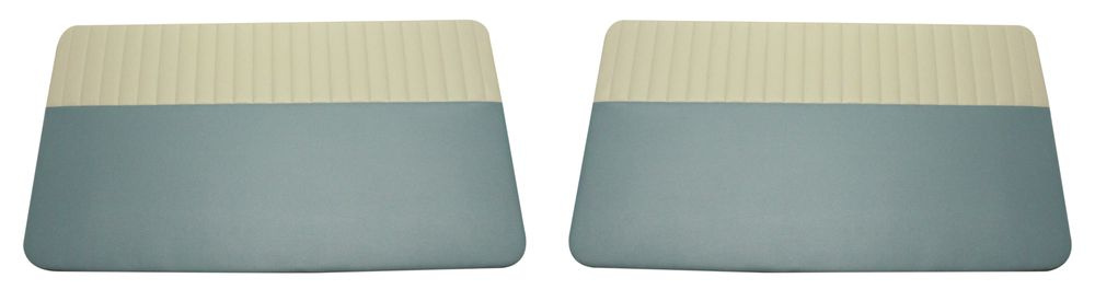 Door panel 544A 58-60 US blue/beige LH