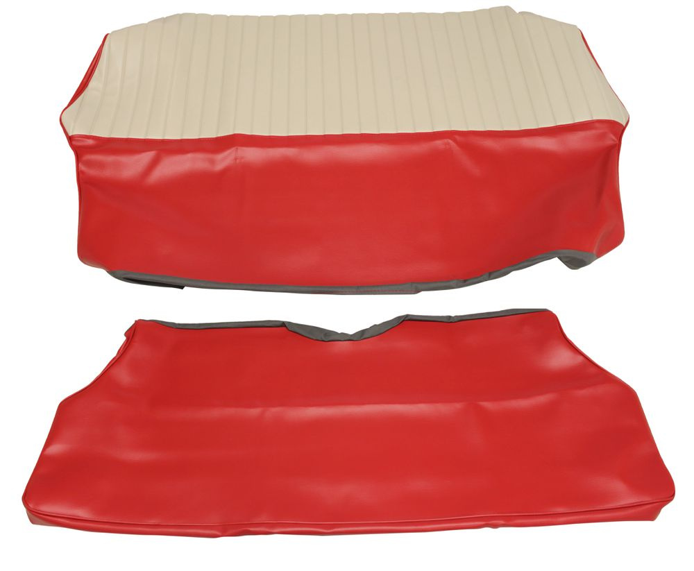 Cover Rear seat 544 58-60 red/beige Alt1