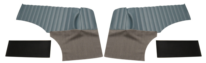 Panel Rear side 544A 58-60 blue LH