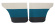 Door panel 120 4d 59-60 beige/turquoise/ Door panel 120 4d 59-60 beige/turquoise/