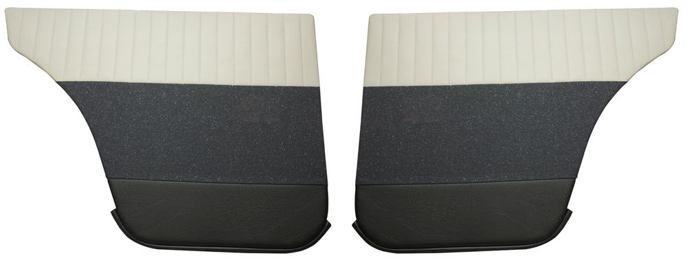 Door panel 120 4d 59-60 beige/bluesilver