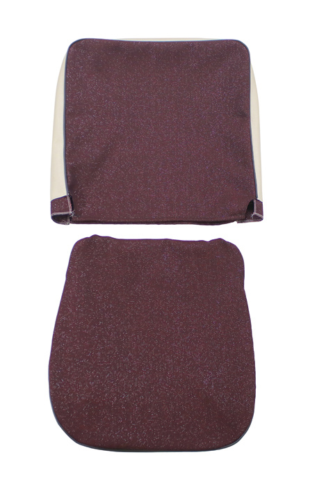 Cover Front seat 445 58-60 red/black