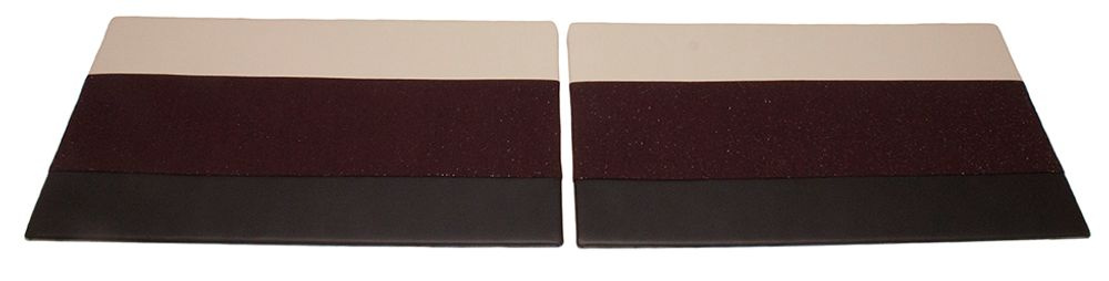 Door panel 445P-M 58-60 red/beige/black