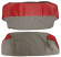 Cover Rear seat  Duett 58-60 red/grey