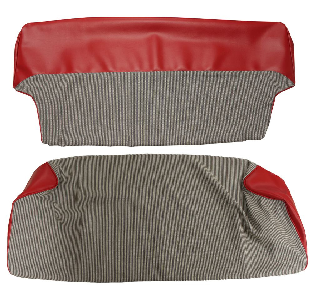 Cover Rear seat  Duett 58-62 red/grey