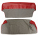Cover Rear seat  Duett 58-62 red/grey