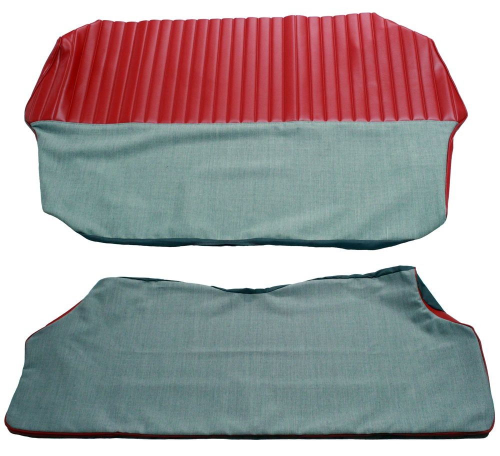 Cover Rear seat 544 58-60 red/grey Alt.2