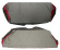 Cover Rear seat 544 60-61 red/grey