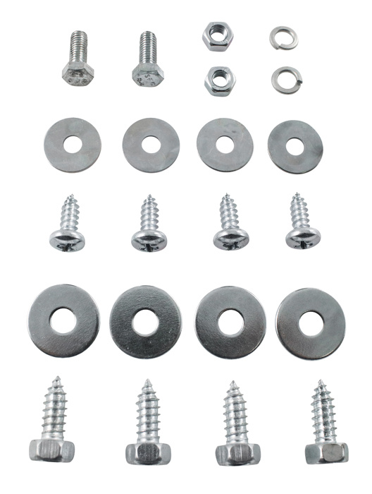 Mounting kit Mud flaps Duett rear