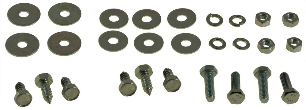 Mounting kit Mud flaps Duett front