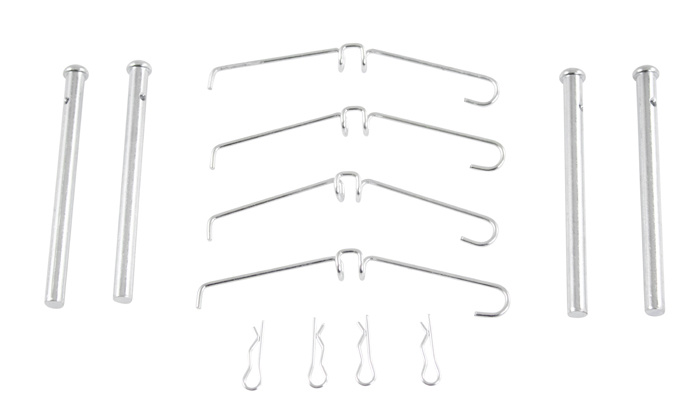 Mounting kit Brake pads 140/240 75-93