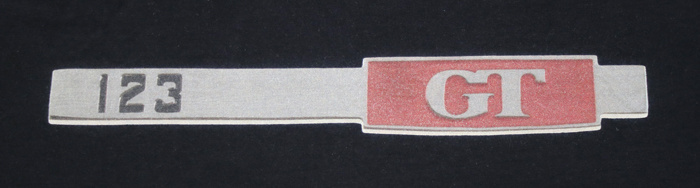 T-Shirt black 123GT emblem