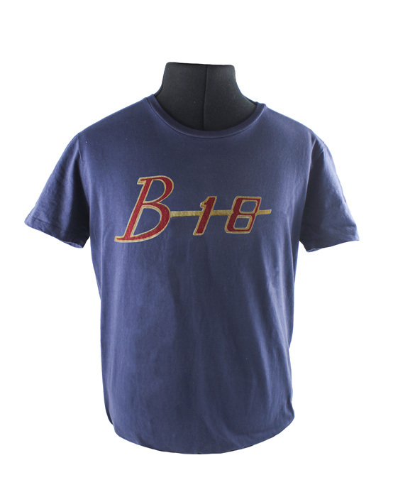T-shirt blue B18 emblem