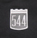 T-shirt woman black 544 badge size XXL