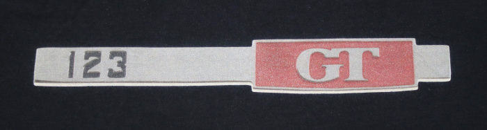 T-Shirt woman black 123GT emblem