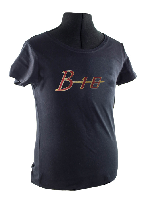 T-shirt woman black B18 emblem