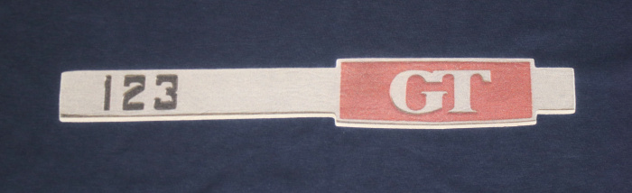 T-Shirt woman blue 123GT emblem