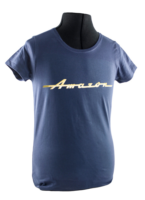 T-Shirt women blue Amazon emblem
