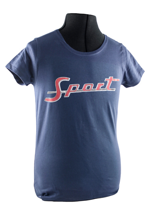 T-shirt woman blue Sport