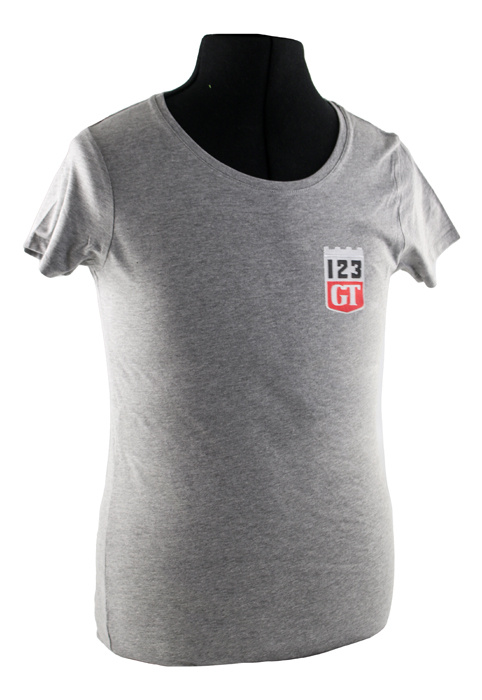 T-shirt woman grey 123GT emblem