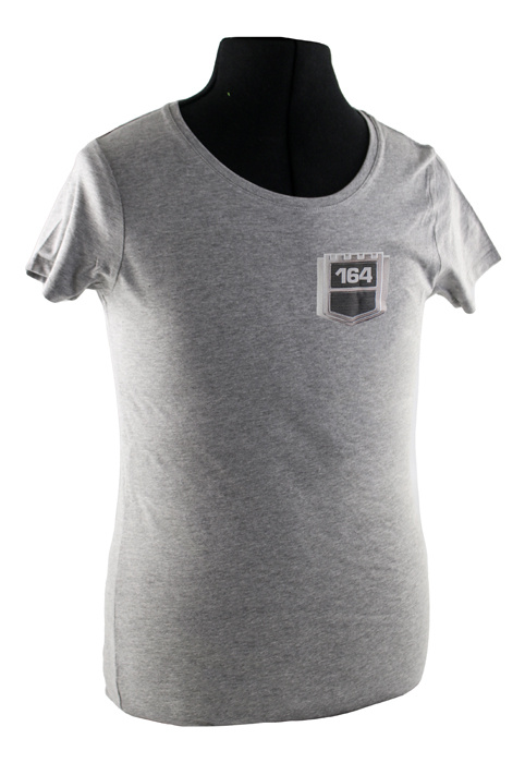 T-shirt woman grey 164 emblem