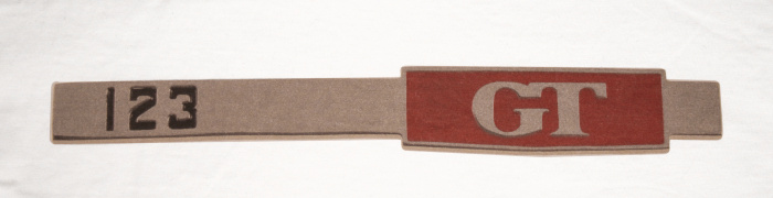 T-Shirt white 123GT emblem