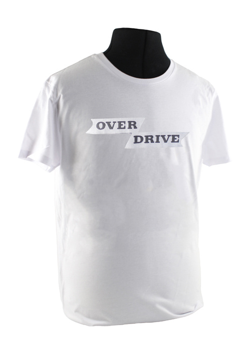 T-shirt white overdrive emblem