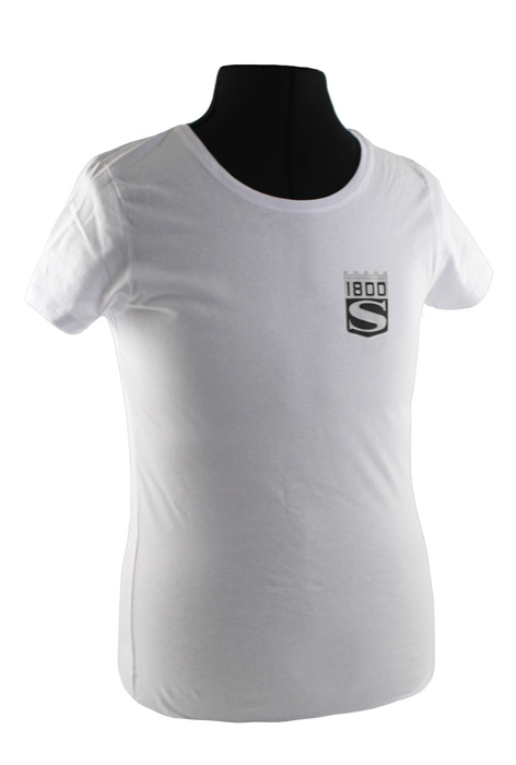 T-shirt woman white 1800S emblem