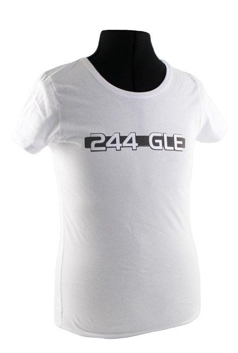T-shirt woman white 244 GLE emblem