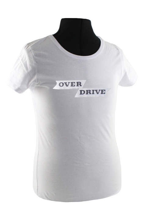T-shirt woman white overdrive emblem